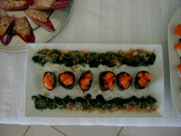 Sushi z wodorostem nori